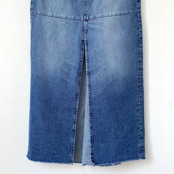 Reformation Jeans Tazz Maxi Denim Skirt - Picture 9 of 16